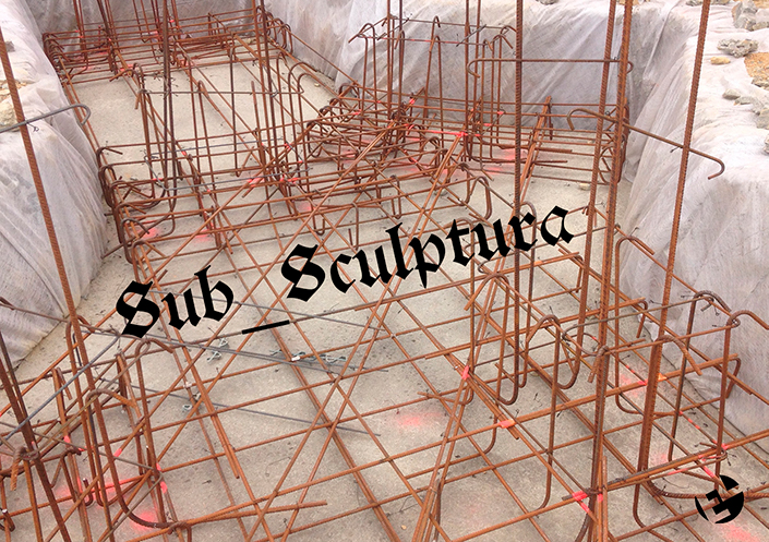 Carton d'invitation de l'exposition Subsculptura