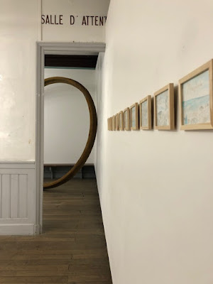 Vue de l'exposition de Benjamin Grivot.