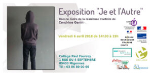 Carton d'invitation de l'exposition.