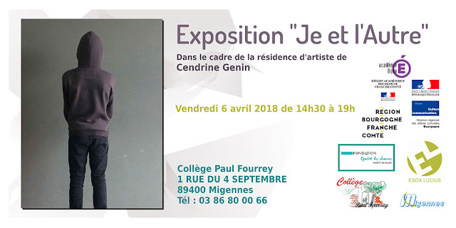 Carton d'invitation de l'exposition.