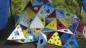 Atelier avec les enfants.