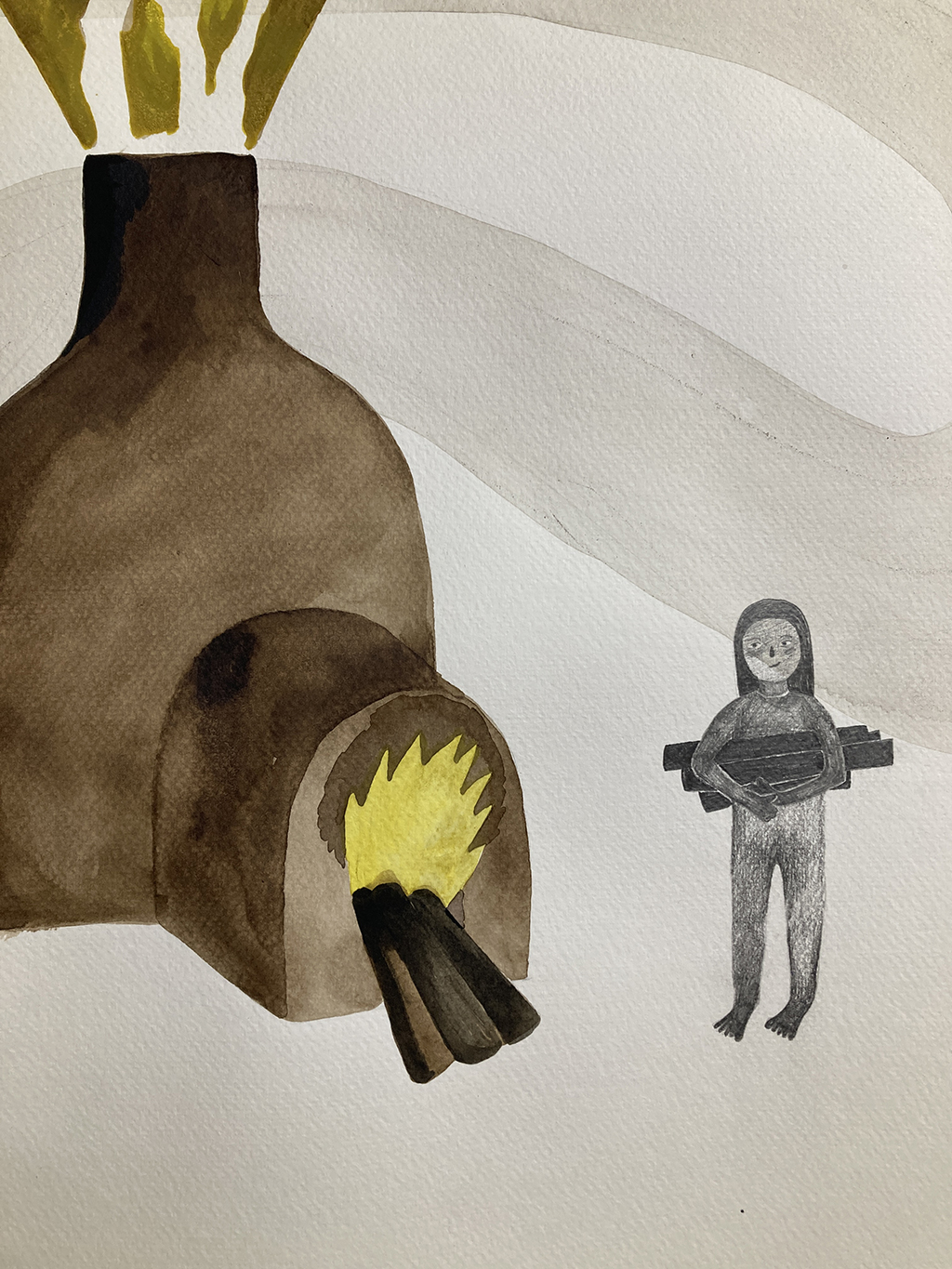 Détails du dessin de Marie Follea
