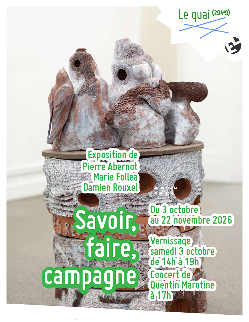 affiche de l'exposition Savoir Faire campagne