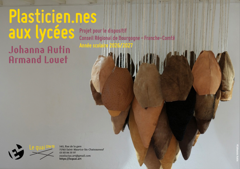 affiche de Plasticiens au lycée
